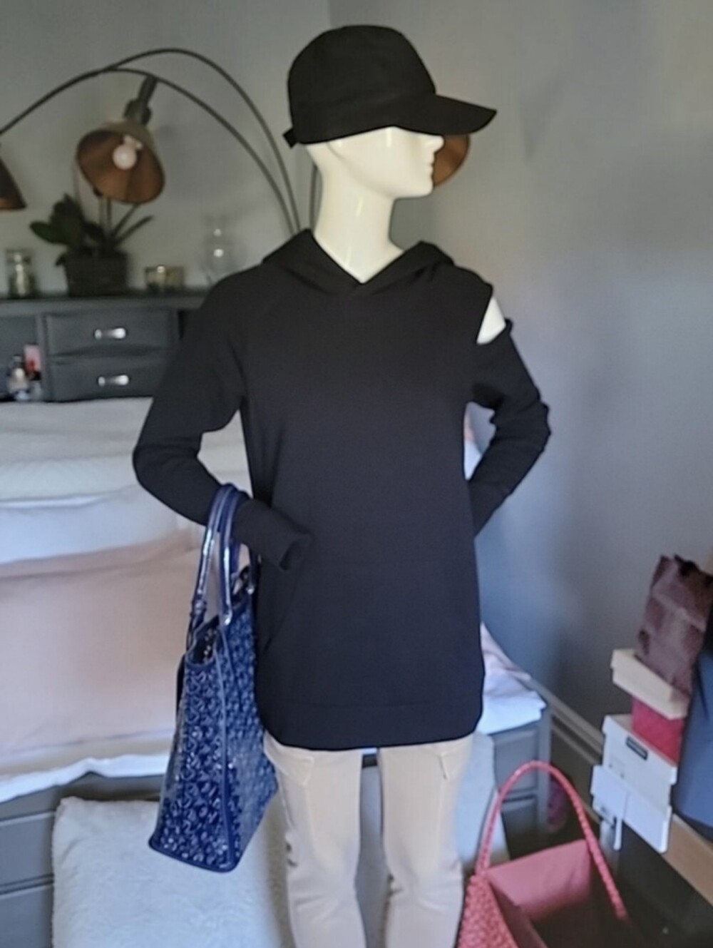 New Cold Shoulder Sweatshirt